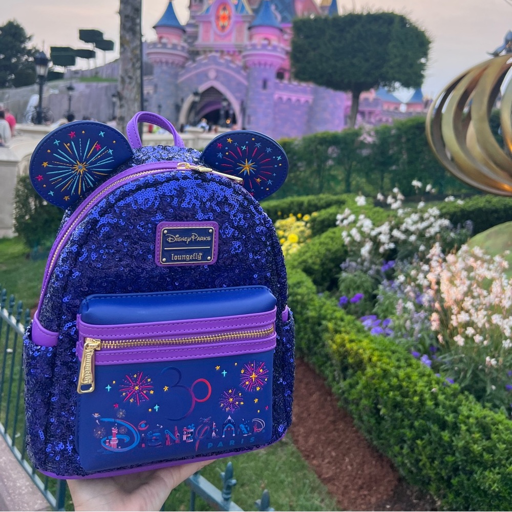 Disneyland Paris Loungefly 30 year Anniversary backpack. Brand new with tags.